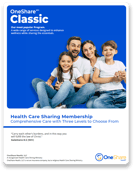 View the details of the OneShare Health Classic health plan.
