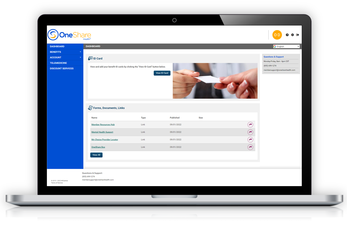 OneShare Health's New Member Portal