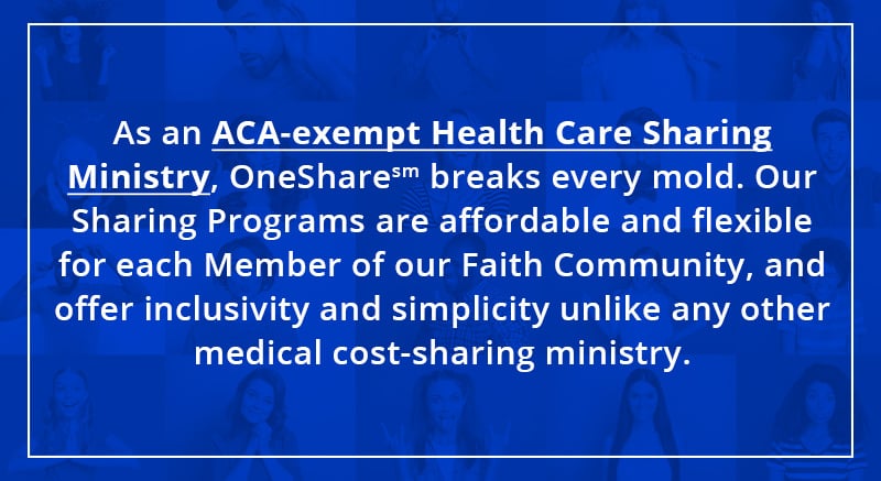 OshShare Health | ACA Exempt