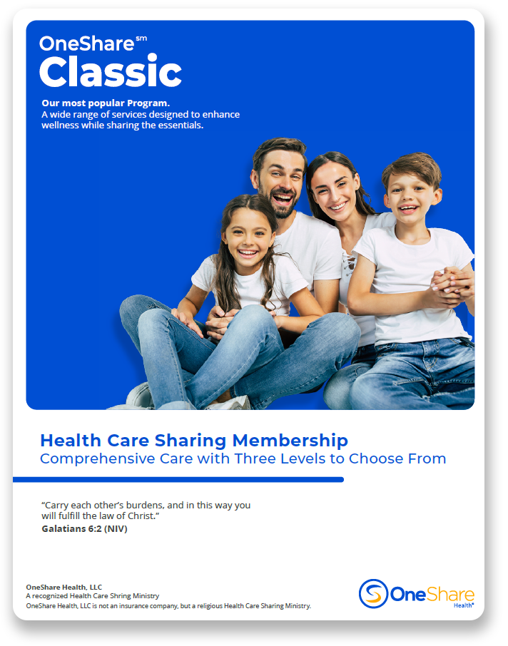 Download the overview for our classic health care services plan. Our One Share health classic plan provides classic care, health care that you can afford.